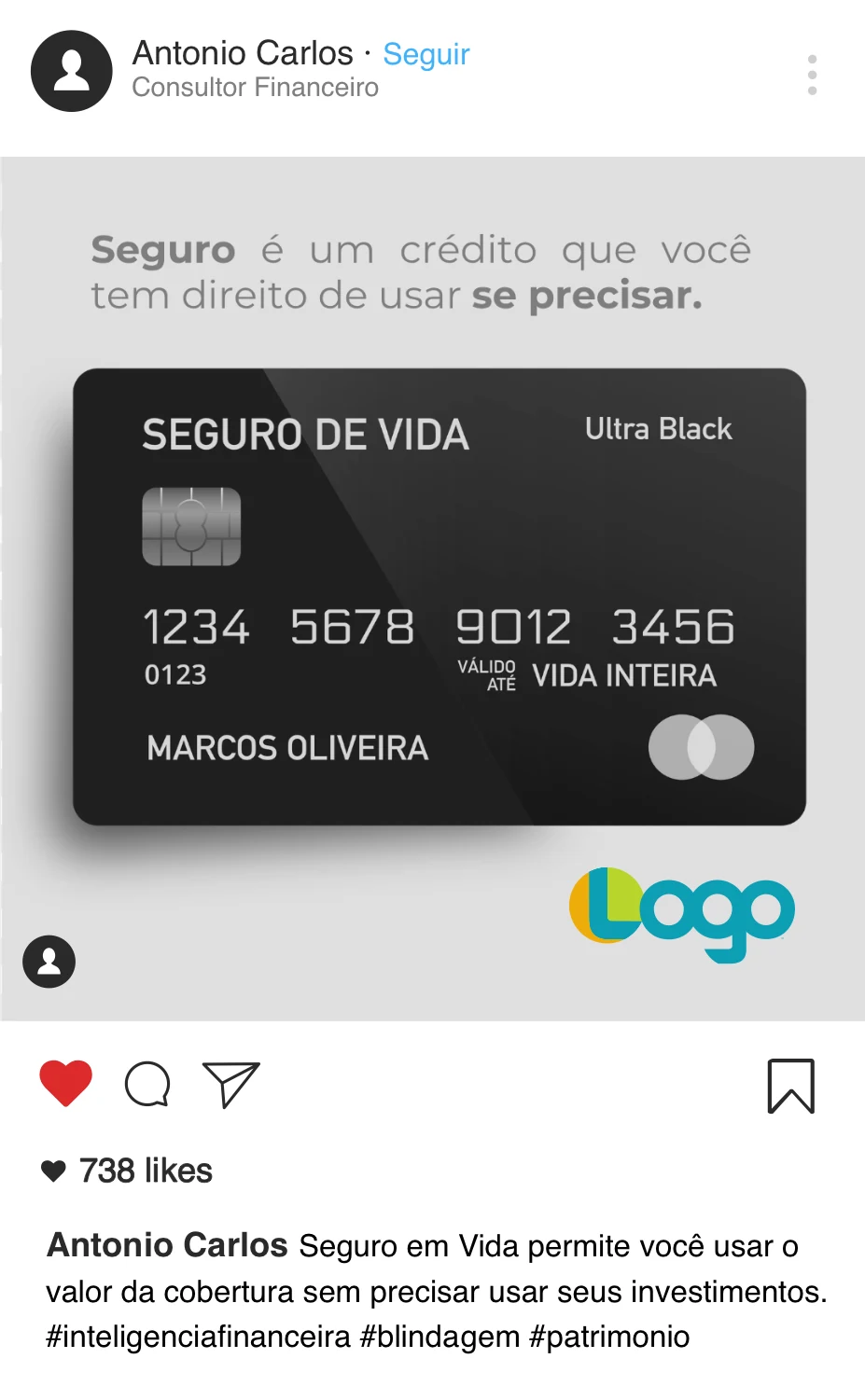 Exemplo de post 1